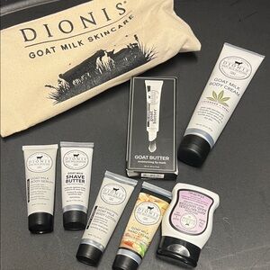 Dionis Goat Milk Skincare Set - Black and White